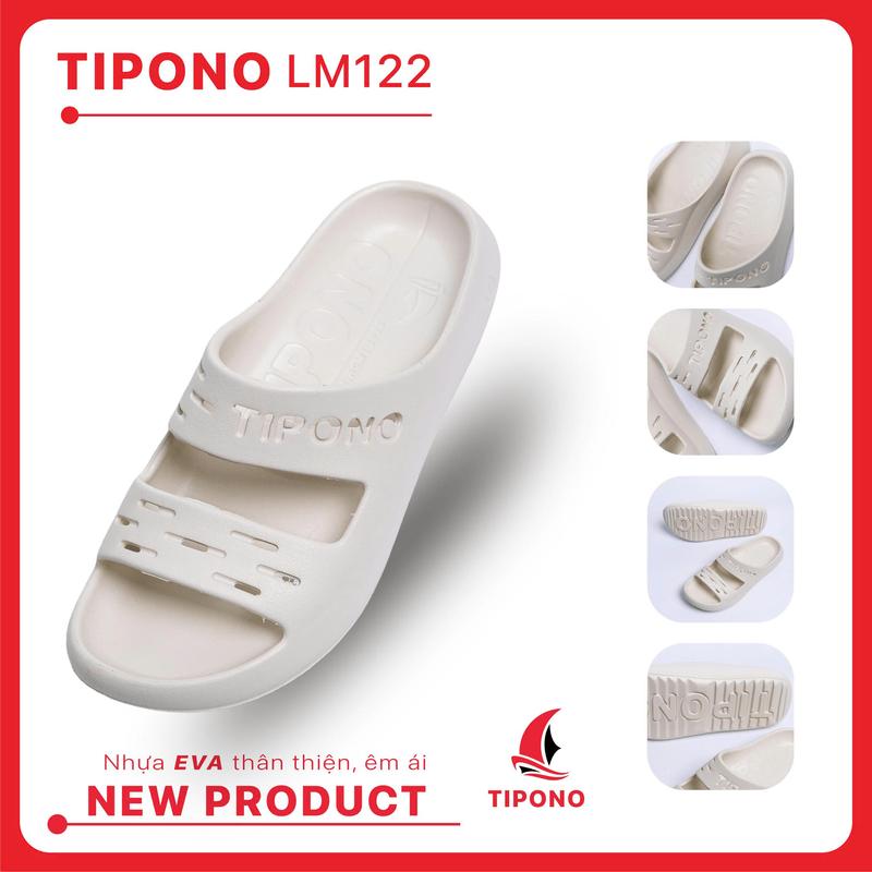Dép TIPONO LM122 – Dép Đúc EVA Nam-Nữ Hai Quai Siêu Êm & Chống Trượt Đi Mưa Nắng Đều Ổn Chống Thấm Nước – Thoải Mái Mọi Lúc