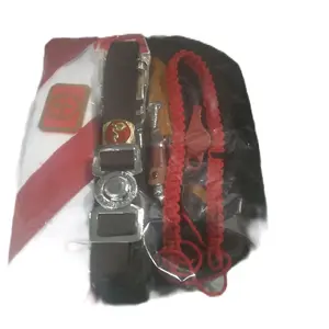 SET PRAMUKA SD/SMP  ( perlengkapan atribut pramuka)  kelengkapan baret,kacu,pisau,tambang,sabuk,tali pluit,pluit,ring kacu,emblim Stationery