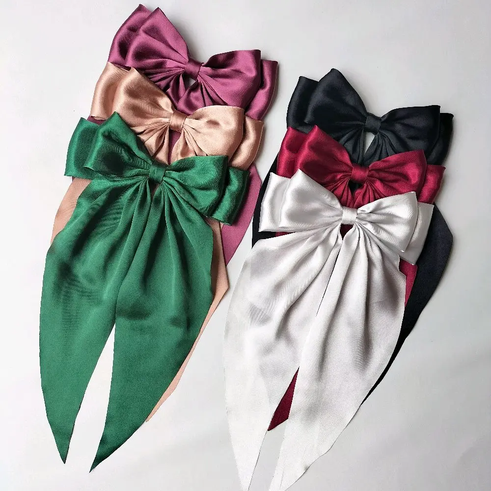 Pita riaricis/pita panjang pita hijab riaricis varian Hairclip, peniti, konektor masker ala korea bahan satin air Aksesoris Elegan