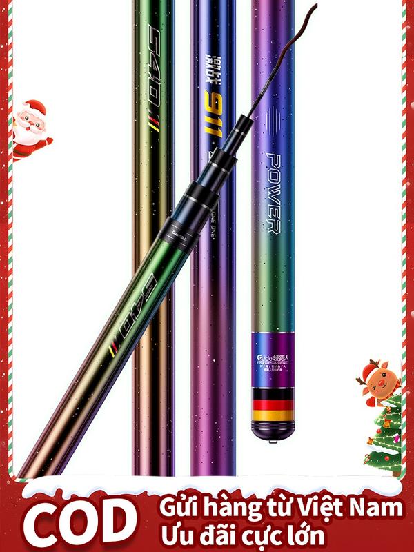 Cần Toàn Bổ Kiện Jizhan Hướng Dẫn Câu Cá Chất Liệu Carbon Cao Cần Cầm Tay Câu Đài Đài Loan Kích Thước Nhỏ Xử Lý Tốt Kích Thước To Dung Tích Tải Nặng