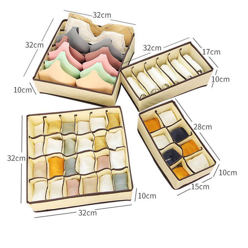 Underwear Storage Box Kotak Penyimpanan Pakaian kaus kaki dan pakaian dalam 8