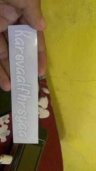 Product Review of Stiker Hologram Custom Nama Latin Cutting Sticker from A**🐊 0