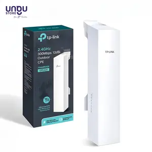 TP-LINK CPE220 Outdoor Access Point 2.4GHz 12dBi Sinyal Jarak Jauh Stabil Garansi Resmi Koneksi Stabil Outdoor Antena High Gain 12dBi Ideal untuk Area Luas dan CCTV Jarak Jauh