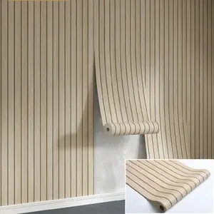 Wallpaper Dinding Wallpaper Sticker Ruang Tamu Kamar Tidur Motif Kayu wall Panel Modern