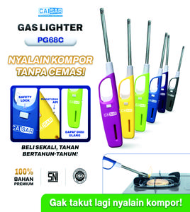 Caisar PG68C Alat Pemantik Multifungsi untuk Dapur dan Outdoor mudah penggunaannya