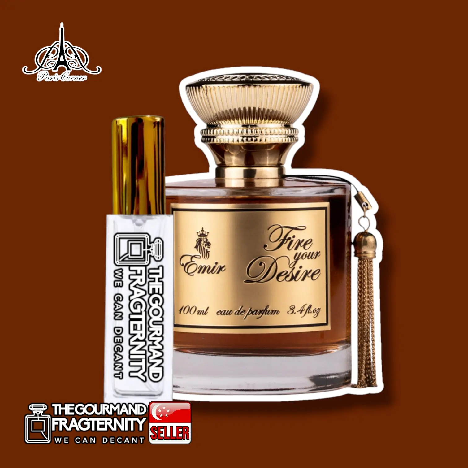 [10ML DECANT] PARIS CORNER Emir Fire Your Desire Eau de Parfum