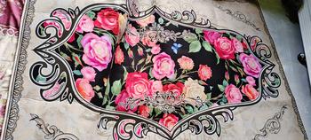 Product Review of RAJA - Karpet Lantai Eropa Anti Slip Bahan Polyester Alas Karet Motif Estetik Karpet Ruang Tamu Modern Carpet from F**y 0