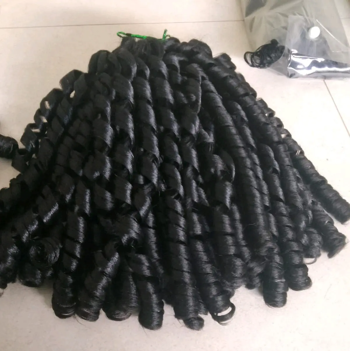 rambut sulam curly astor panjang 30 cm
