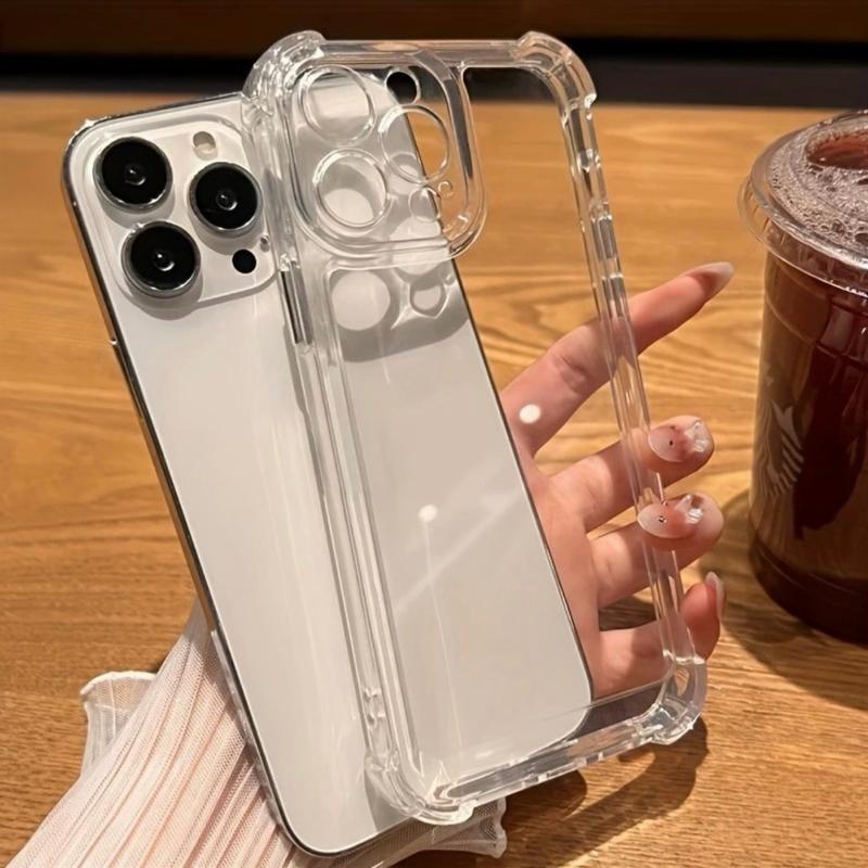 Ốp Lưng Trong Suốt Cho Điện Thoại Bảo Vệ Camera Chất Lượng Cao
