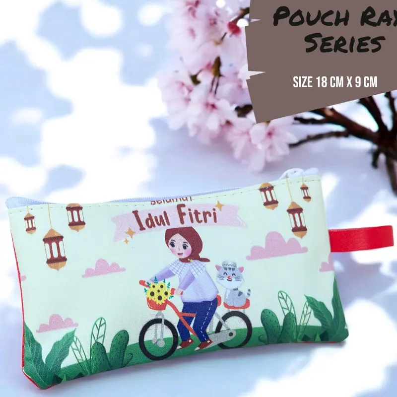 DOMPET POUCH RAYA SERIES DAPAT 6 PCS RANDOM MOTIF 6