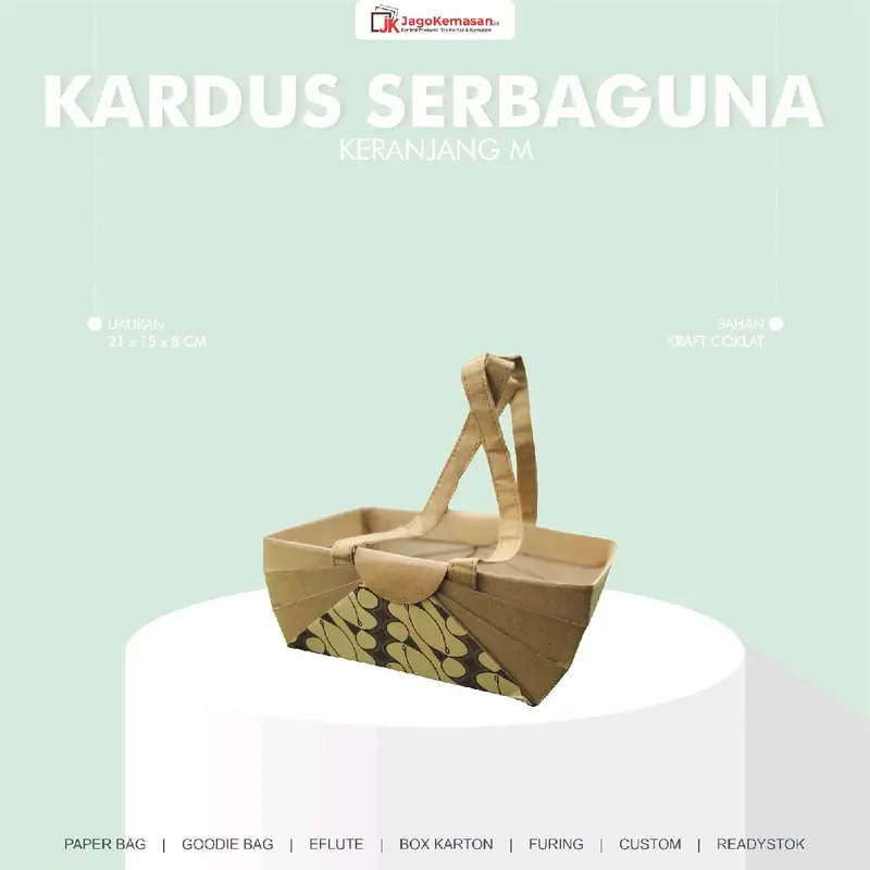 Kardus dan Keranjang Idul Fitri untuk Hampers Hadiah dan Oleh Oleh 5