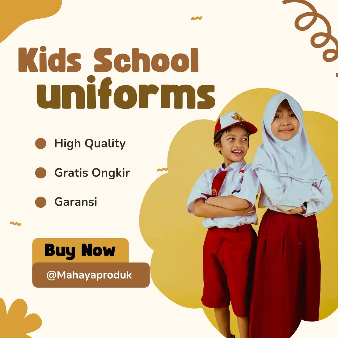 Seragam Sekolah SD Anak Laki-Laki Lengan Pendek Pakaian Sekolah SD Kls 1-6 dengan Emblem Bordir Logo SD dan Bendera Merah Putih - Fashion