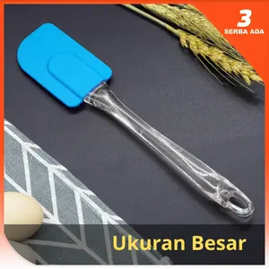 Spatula Silicon Tahan panas Ukuran Besar / Spatula Silikon Tahan Panas / Spatula Masak / Spatula Kue Spatula Silicon Tahan panas Ukuran Besar / Spatula Silikon Tahan Panas / Spatula Masak / Spatula Kue