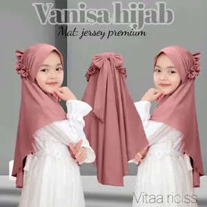 hijab anak vita ria ricis usia 1-13 tahun Kerudung Muslim