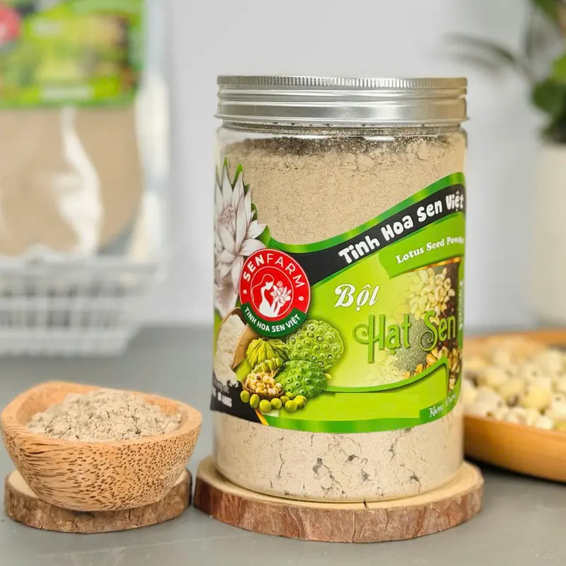 Bột hạt sen Mix 6 thứ hạt Senfarm 2