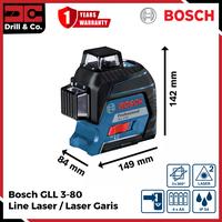 Gambar Bosch GLL 3-80 Line Level / Laser Level 3 Arah / Laser Garis Merah dari Drill&Co Kota Administrasi Jakarta Barat 3 Tokopedia