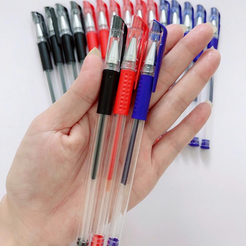 Sét 100 Chiếc Bút Bi Nước Văn Phòng 0,5mm Mực Đều Nét Chữ Đẹp,Siêu Rẻ bút mực gel