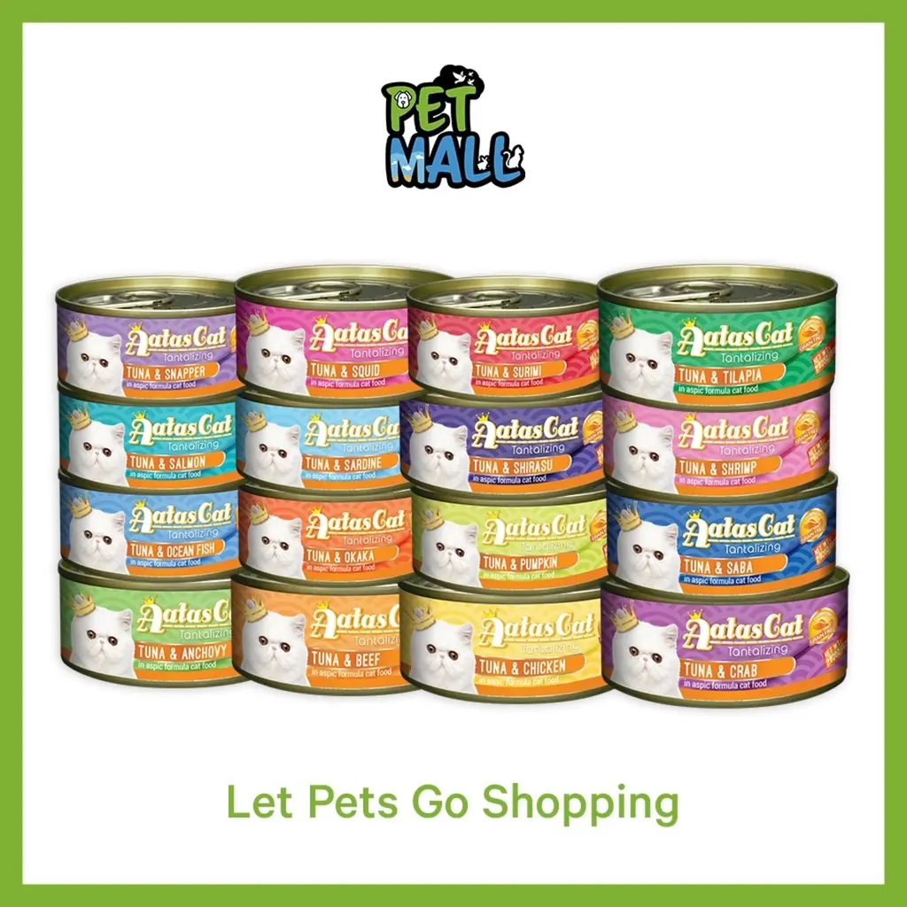 [Bundle of 24] Aatas Cat Tantalizing Tuna Wet Cat Food 80g