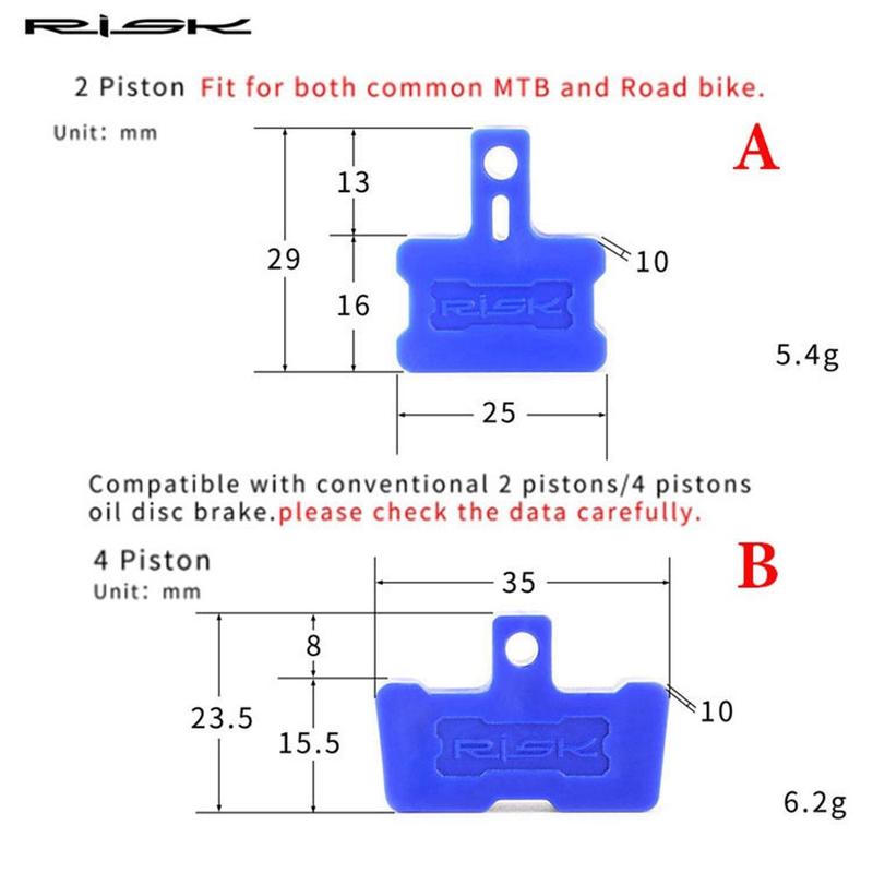 Dụng Cụ Chèn Màu Xanh Dương, Bộ 2 / 3 Cái, Bộ Kích Thước Đĩa Phanh Thủy Lực Xe Đạp, Bộ Đệm Má Phanh, Bộ Đệm Chống Chảy Máu Thủy Bơm 2