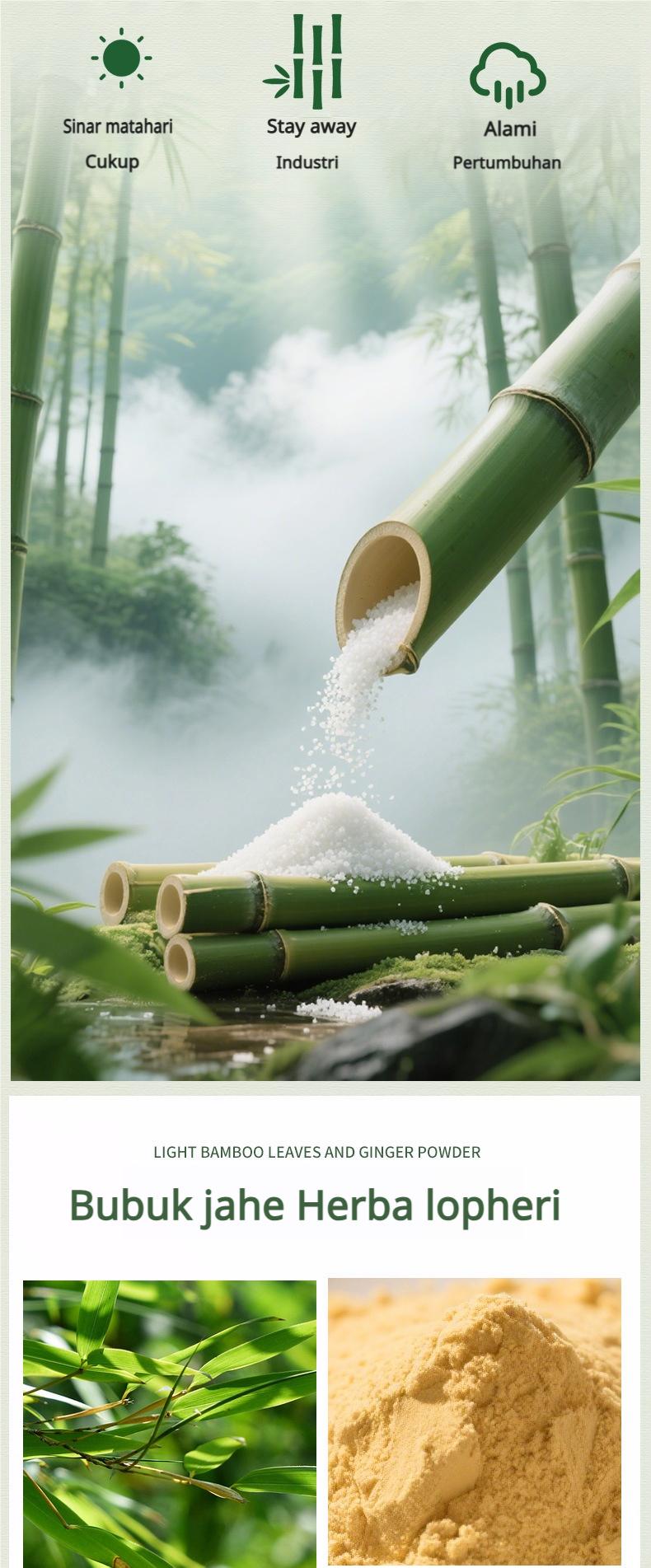 Garam Bambu Panggang Tradisional 800°C, Alami, 0 Aditif, Meningkatkan Rasa dan Kesegaran, Tanpa Zat Anti-penggumpalan, 265g, Cocok untuk Penggunaan di Rumah oleh Usia Menengah dan Lanjut