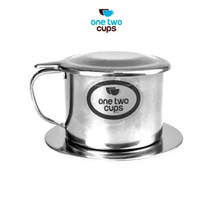 One Two Cups Filter Saring Kopi Vietnamese Coffee Drip Pot - LC1