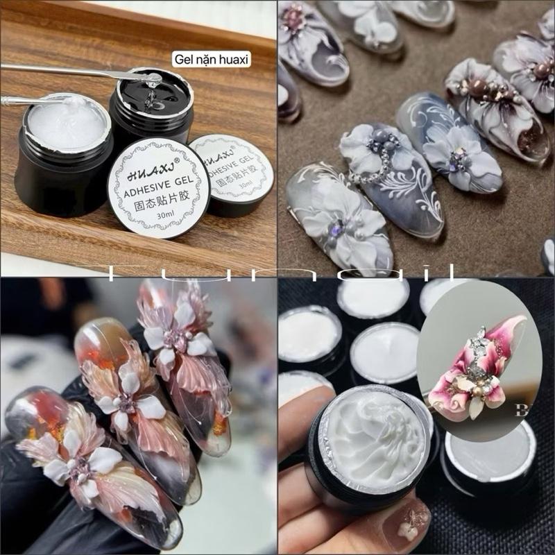 Gel đa năng trong suốt, gel nặn dẻo màu trắng dùng nặn tạo hình nổi tiện lợi Sơn Gel Nữ