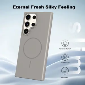 Casing Slim PC Premium Magsafe Case For Sam S20Fe S21Fe S23Fe S24Fe S25Fe S25 EDGE S22 S23 S24 S25 S26 Ultra Plus A05 A05S A06 A07 A15 A16 A17 A24 A25 A26 A35 A36 A54 A55 A56 - Slim Hard Design Support Magsafe Case