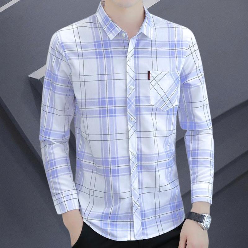  Áo Sơ Mi Nam Dài Tay 3D Một Túi Thời Trang Nam Hót Trend  Phong Cách Hàn Quốc Phù Hợp Mọi Lứa Tuổi Menswear Shirt Kate Có Cổ 