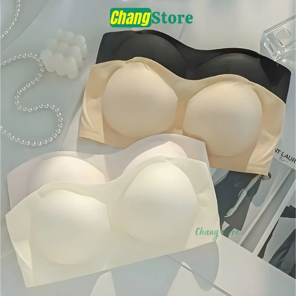 [LOẠI ĐẸP] Áo Lót Nữ Bra Không Dây Nâng Vòng 1 Mút Đệm Gom Quả Dây Đeo Tháo Rời Chống Trượt Không Tụt- mã 2160 | BigBuy360 - bigbuy360.vn