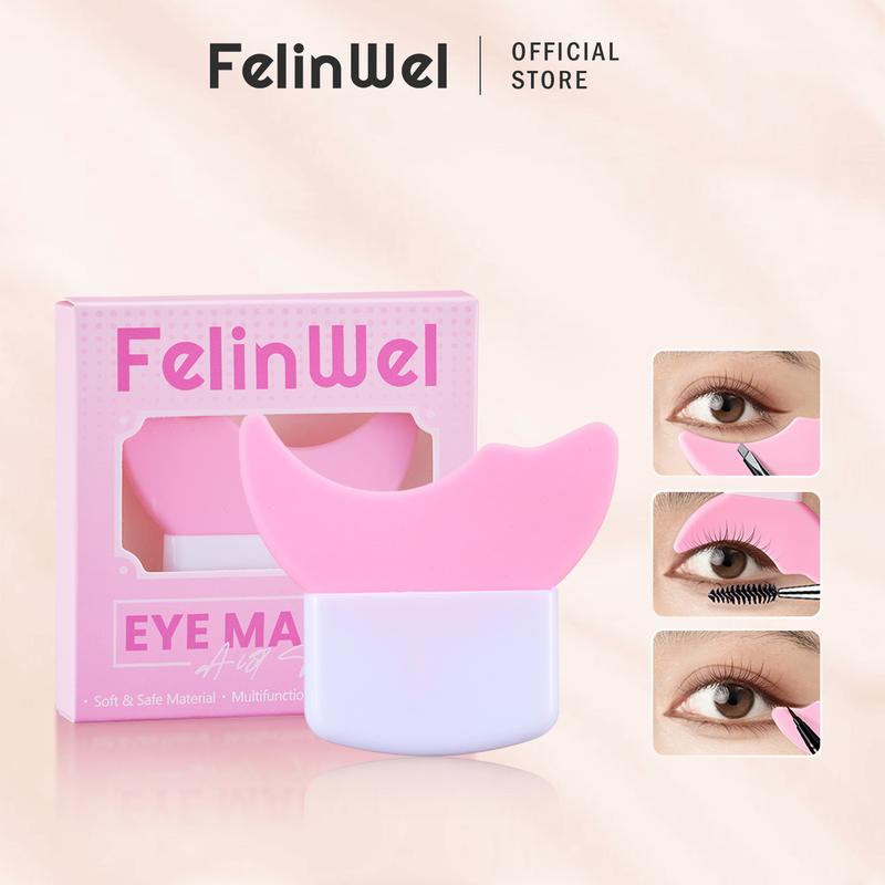 FelinWel - Dụng Cụ Trang Điểm Đa Năng, Đệm Lót Mascara, Phấn Mắt, Tạo Đường Kẻ Mắt, Tái Sử Dụng, Thân Thiện Với Người Mới Bắt Đầu