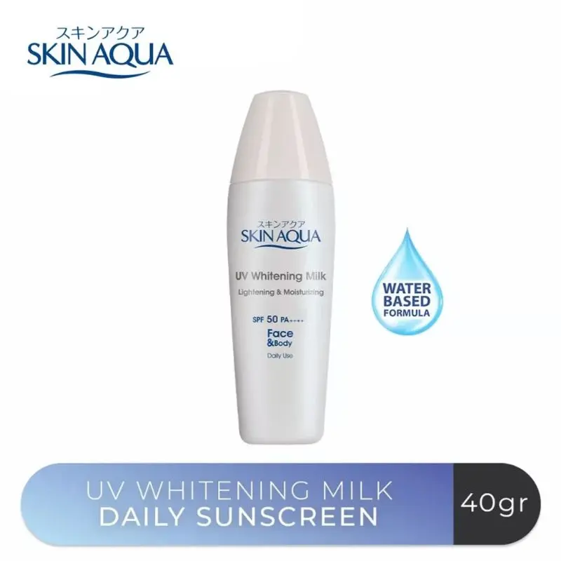 Skin Aqua UV Whitening Milk SPF 50 PA+++ 40gr (TUTUP PUTIH)