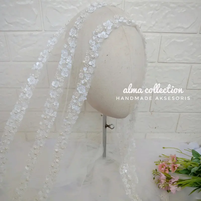 Veil 3L by Alma collection/Headpiece/Slayer pengantin/acc pengantin 7