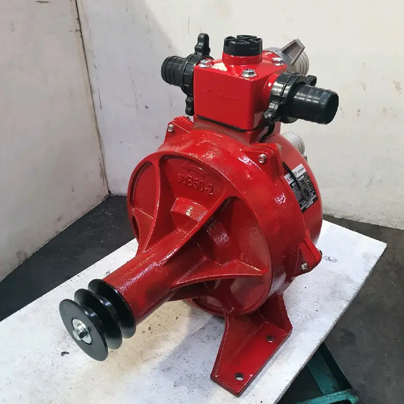 Pompa Air Serbaguna Menggunakan Pulley Tipe SU 50 H Pompa Ini Bertekanan Tinggi Atau Pompa Pemadam Kebakaran Sudah Menggunakan Double Impeler Atau Impeler Ganda Merk Yamamoto 7