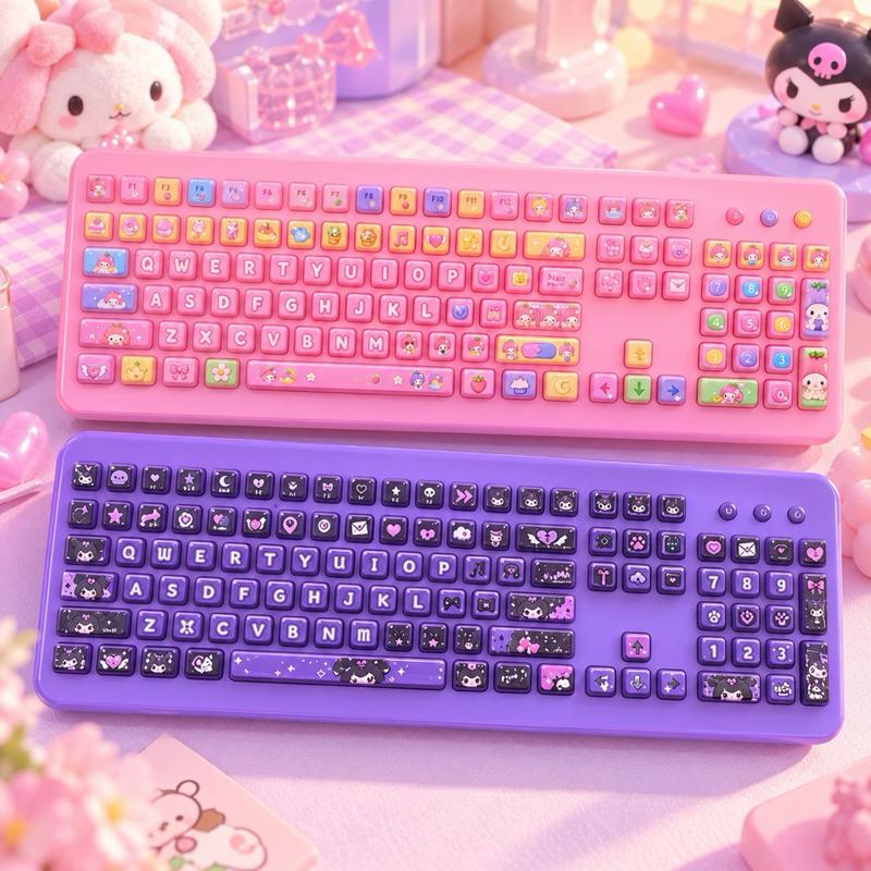 Bàn phím đồ chơi BÀN PHÍM DÀI ẤN CẢ BÀN KHÔNG ẤN TỪNG NÚT CÓ 1 đèn với thiết kế đáng yêu và phong cách dễ thương