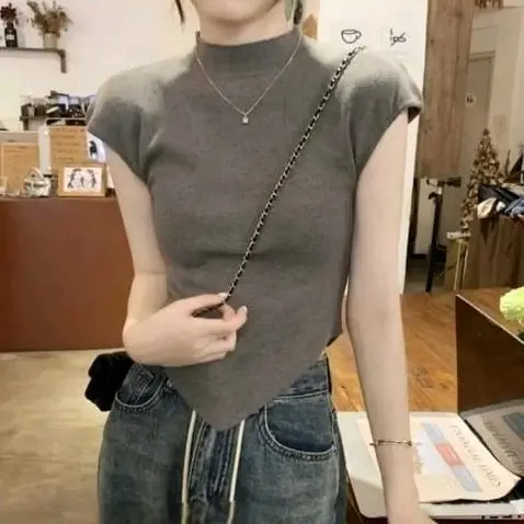 Alicia Crop Knit / Atasan Wanita Korea #Hello Mischa 8