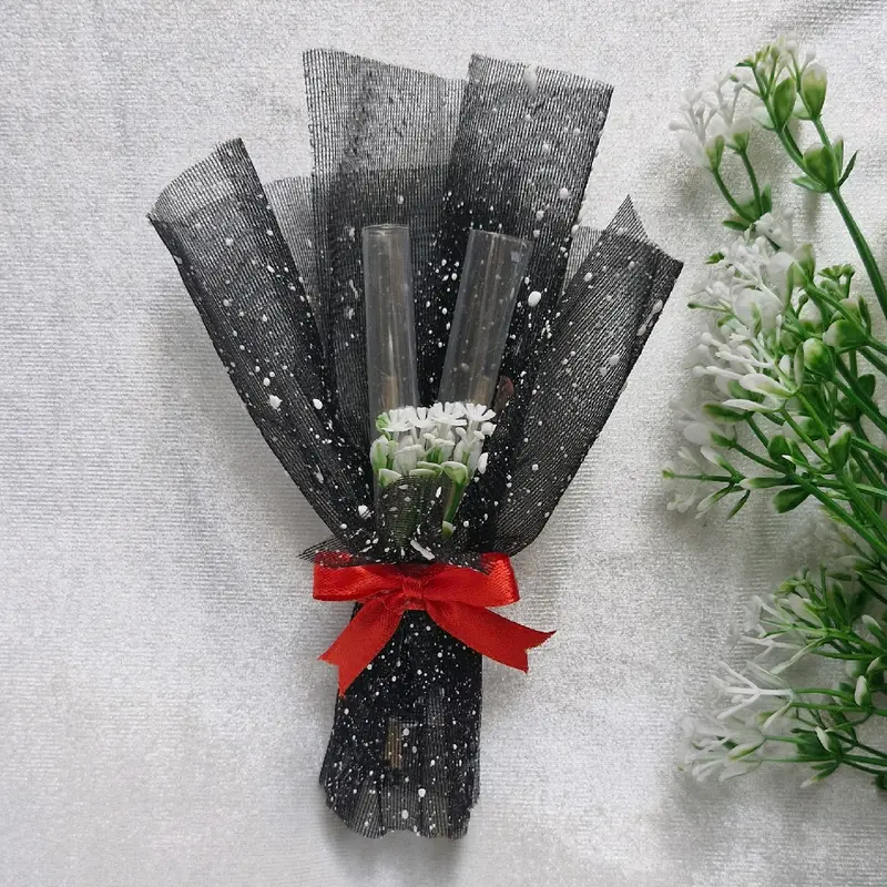 angpao buket/ buket uang/ buket uang mini/angpao lebaran buket/ angpao lucu/ amplop lebaran mewah/ buket tile salju 3