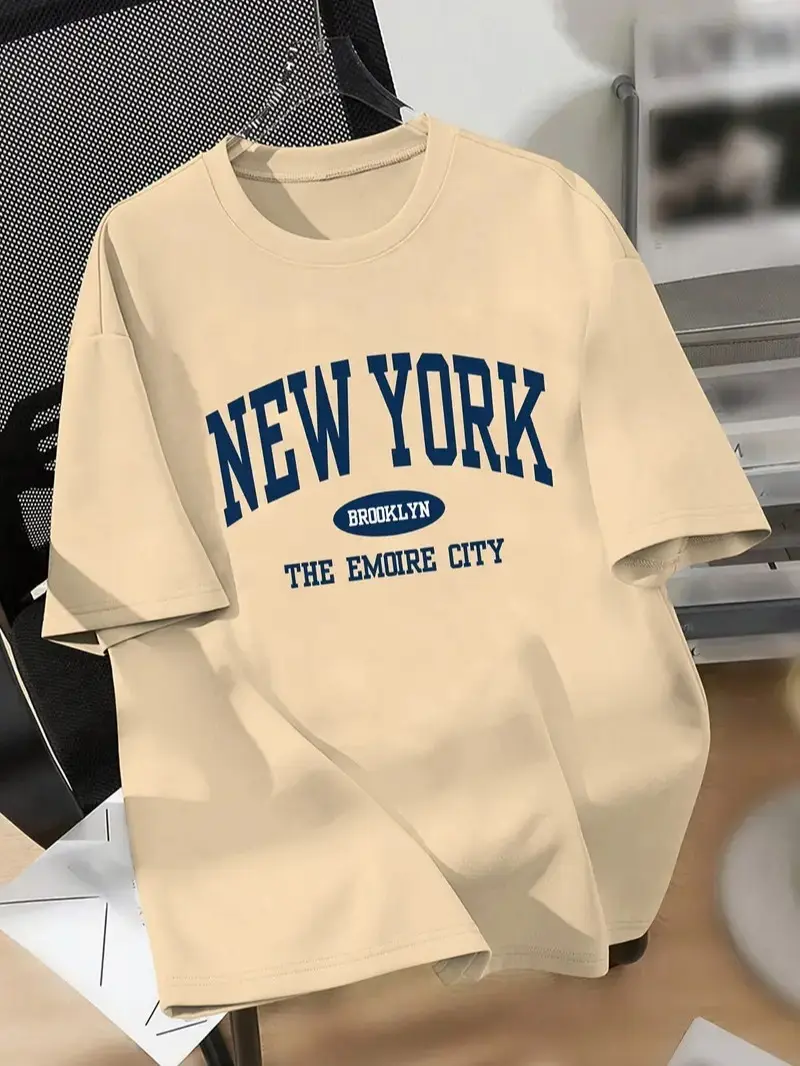 Baju Kaos Pria Distro Katun Combed Premium Motif New York Tshirt Keren Cowok