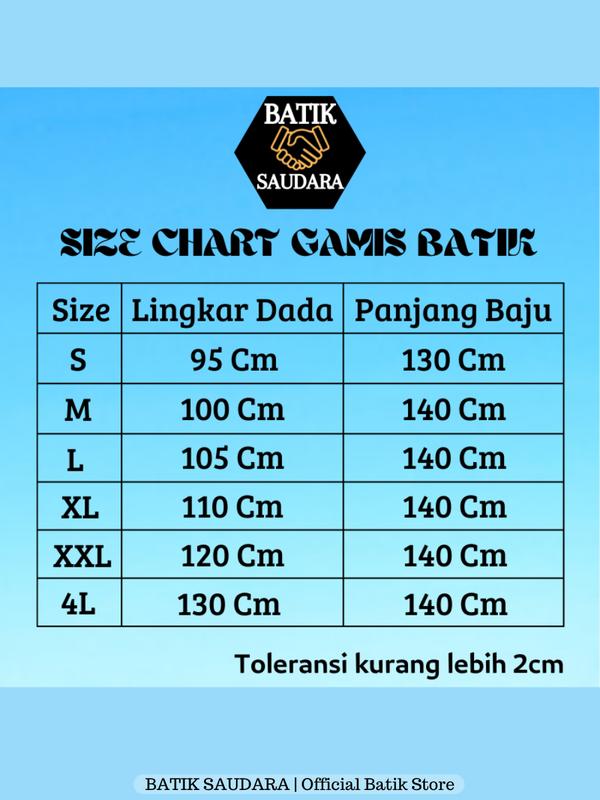 Batik Saudara Couple Gamis Muslim Pasangan Kemeja Panjang Kain Katun Motif Mega Mendung Hitam 7