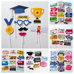 READY STOCK ONLY PROPS GRADUATION WISUDA AKSESORIS PHOTO BOOTH