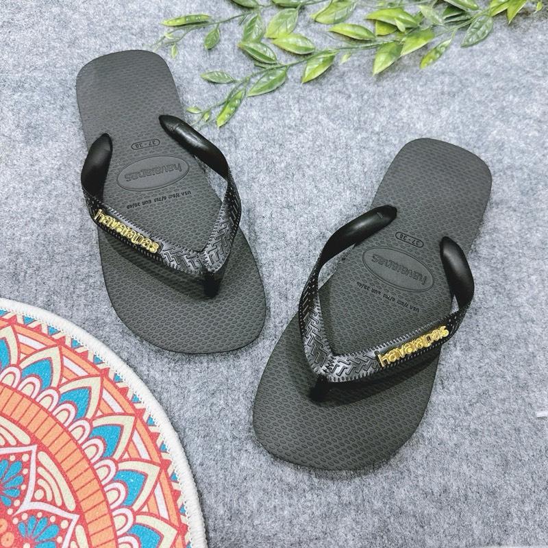 Havaianas - Dép Nam TOP trơn và Logo - Cao Su Êm Chân. 