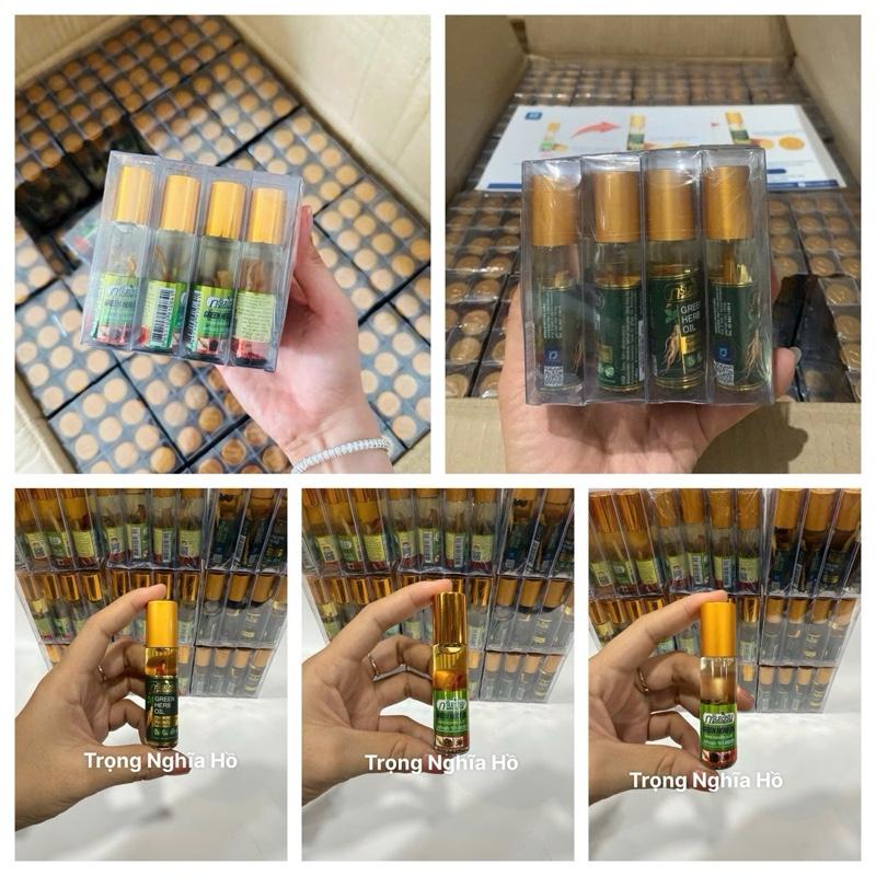 [COMBO 12CHAI] DẦU LĂN SÂM THẢO DƯỢC 3VỊ HỖ TRỢ NHỨC ĐẦU,SAY XE,GIÚP THÔNG MŨI XOANG MŨI HÀNG NHẬP KHẨU+HÀNG NỘI ĐỊA THÁI LAN