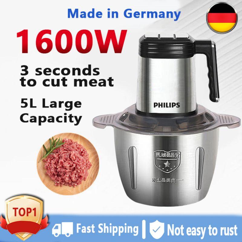 [2025 New]Balance.co Malaysia 3 Pins Plug 304 Stainless Steel Meat Grinder Blender Household Electric Food Chopper Meat Cutter Garlic Grinder Multifunctional Vegetable And Fruit Juicer Blender Serbaguna 2L 3L Pengisar Daging Blade 1