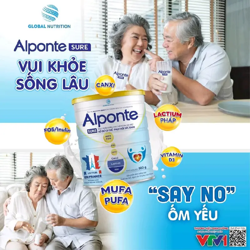 Sữa Bột Alponte Sure lon 800g - Bồi bổ cơ thể phục hồi sức khoẻ 3