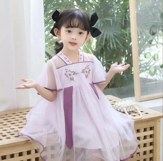 Kids Traditional Korean Hanbok Outfit Dress Formal temperament - TikTok  Shop Singapore