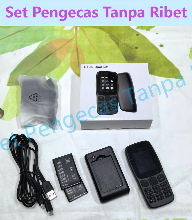 Product Introduction of New Straight Button Machine 2G mic spinning N106 Big Word Function Ready to Use Classic Mobile Phone Suitable for Adult Student Mobile Phone Mini phone GSM Card Dual multicolor Southeast Asia 17