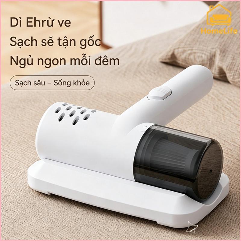 Máy hút bụi Mini Mite cầm tay không dây Hút mạnh Máy tiệt trùng tia cực tím cho…