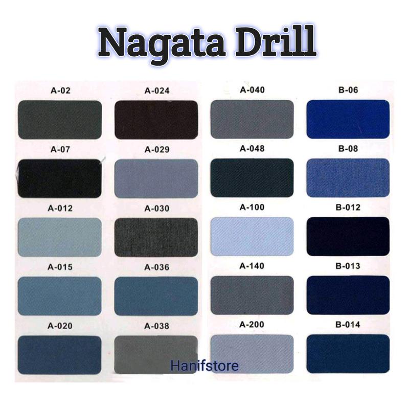 Kain nagata drill seragam sekolah seragam kerja dan lain lain 1