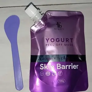 [BEST SELLER] Fav Beauty Yogurt Peel Off Mask 100 gr - Brightening, Firming, Skin Barrier, Acne Care | Masker Wajah Mencerahkan Exfoliasi Muka SkinCare Pemutih Masker Jerawat Anti Aging Penuaan Menjaga Skin Barrier