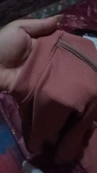 Product Review of MT - Tania Gamis Strip Kombinasi Elegant Bahan Knit Osaka [READY SIAP KIRIM] from i**h 0
