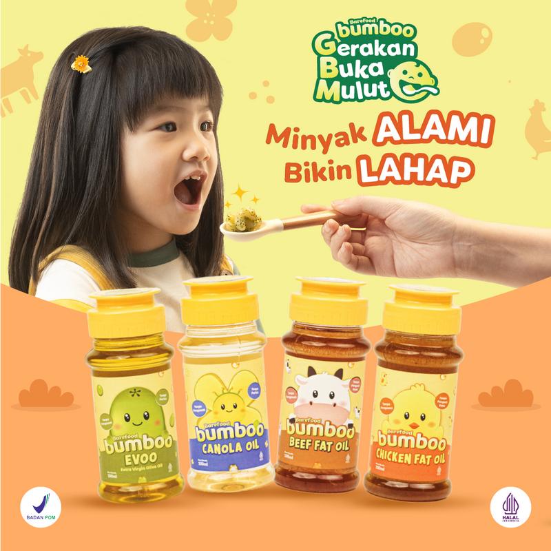 BUMBOO Beef Fat Oil - Bernutrisi - Sumber Lemak & Omega 3,6,9 - Tanpa Perisa & Pengawet - Tumis atau Topping 3